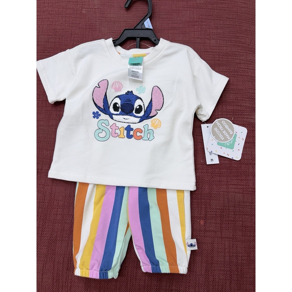 Lilo And Stitch Baby Girl Pant Set Size 3/6m
